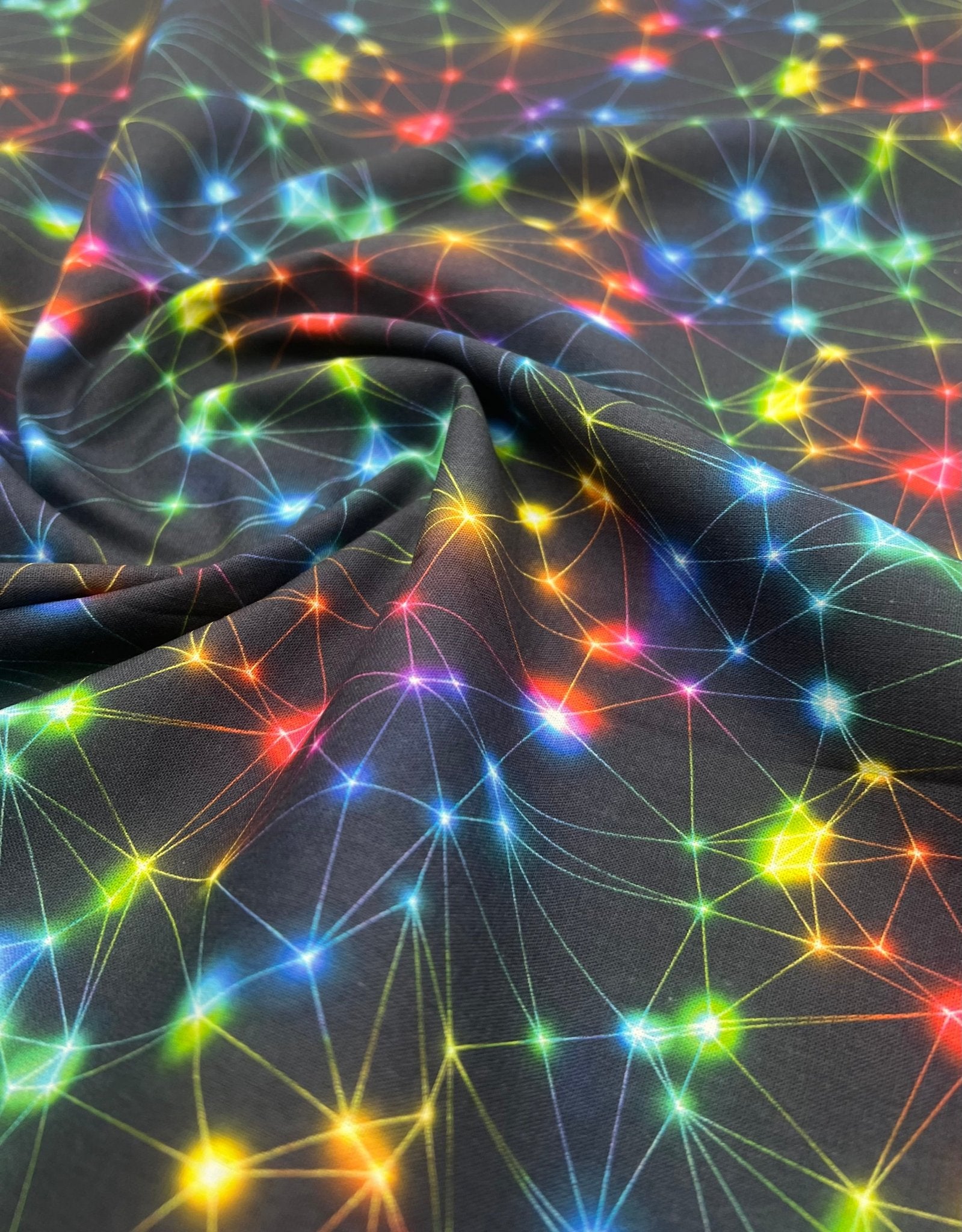 Rainbow Cosmos Premium Cotton 155 GSM 100% Cotton Fabric - T9 Fabrics